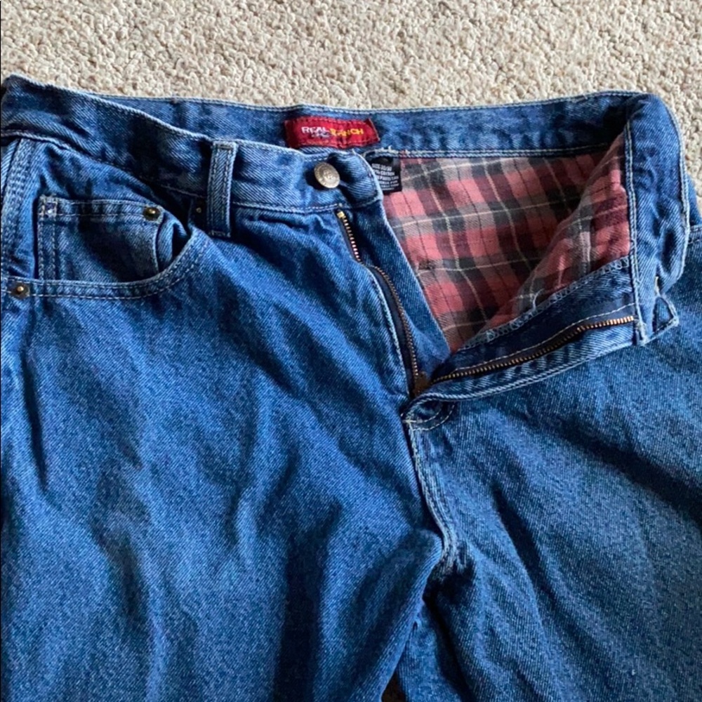 Men’s fleece lined jeans